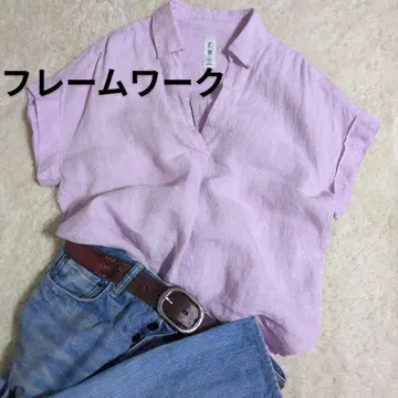 프레임워크 린넨 셔츠