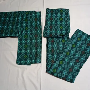 목화 가스리. 앙상블. 기모노 세트