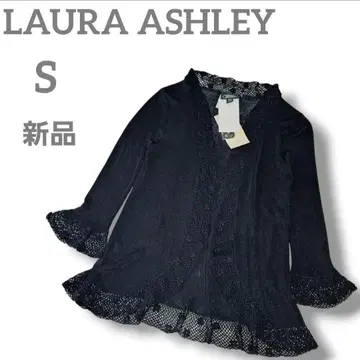 새상품 LAURA ASHLEY 여성용 가디건 자수 꽃 볼레로 S