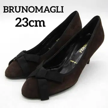 BRUNOMAGLI 브루노 마글리 펌프스 이탈리아제 36 사이즈 브라운
