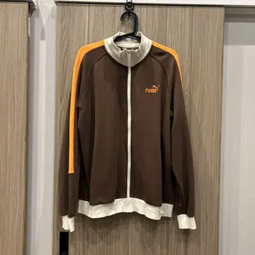 푸마 트랙 자켓 XL 브라운/오렌지