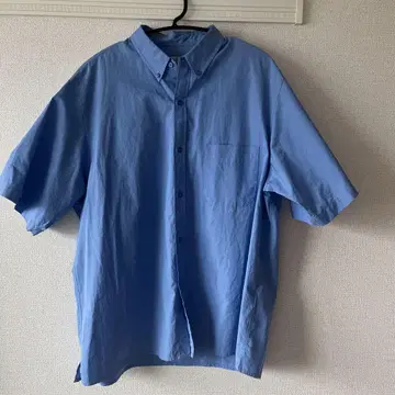 steven alan 반팔 셔츠 라이트 블루 택 포함 새상품