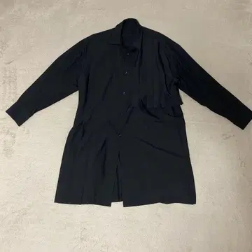 플라시 플리츠 롱 셔츠