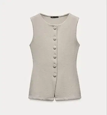ZARA 자라 소프트 버튼 탑 베스트 미사용 새상품