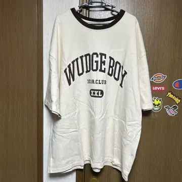 wudgeboy 티셔츠 베이지 L 스트릿 남성용