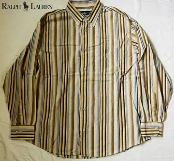 레어 Ralph Lauren BLAKE 멀티 스트라이프 긴팔 셔츠 XL