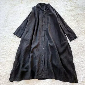 nest Robe 네스트로브 린넨 세일러 카라 롱 원피스