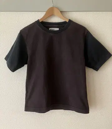 MHL 마가렛 호웰 블랙 반팔 티셔츠