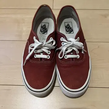 VANS 오센틱 버건디 USED