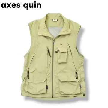 AXESQUIN 낚시용 조끼 M 베이지 남성용