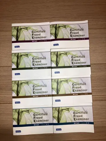 Abitus 공인 부정 검사사 (CFE) MC Card 전 8권