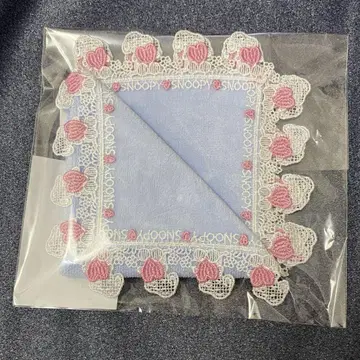 콘타자와 레이스 스누피 손수건