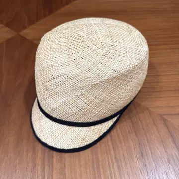 Chapeaugraphy 밀짚 스트로우 헌팅 캡 차광 UV 차단