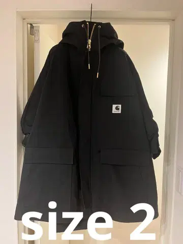 사카이 칼하트 트윌 코트 블랙 2