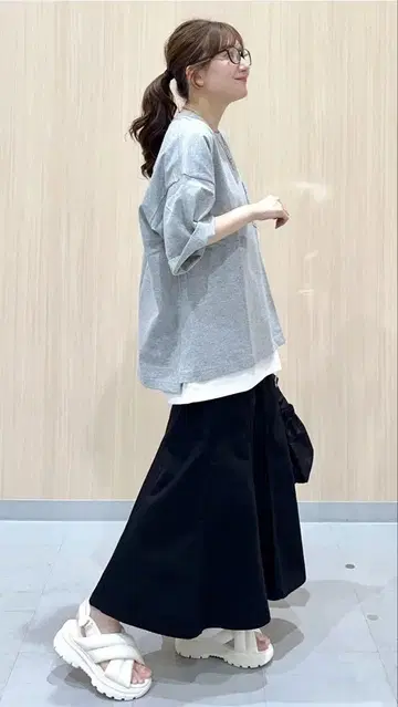 지유 볼륨 밑창 퍼프 스포츠 샌들