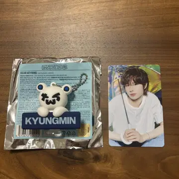 TWS 베어 키링, 트레이딩 카드 2개 세트 경민