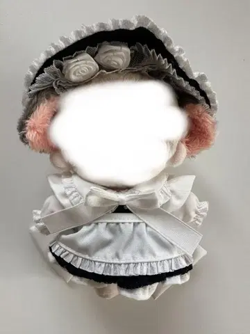 무속성 봉제 인형 10cm 드레스 보닛