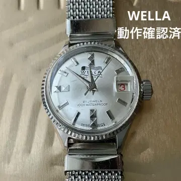작동 확인 완료 WELLA 웰라 여성용 손목시계 자동 감기 21석 앤티크