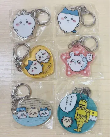 치이카와 (먼작귀) 가챠가챠 아크릴 키링 6개 세트