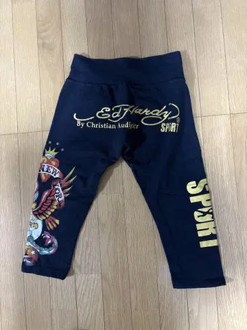 Ed Hardy 스포츠 스키니 팬츠 블랙 M 사이즈