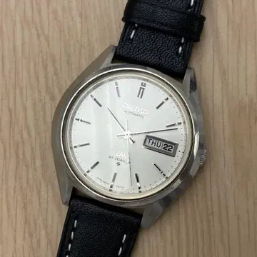 작동 세이코 자동 감기 LM 5606-7192 데이 데이트 화이트