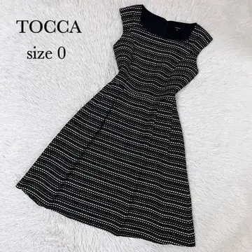 TOCCA 토카 믹스 트위드 플레어 원피스 사이즈 0