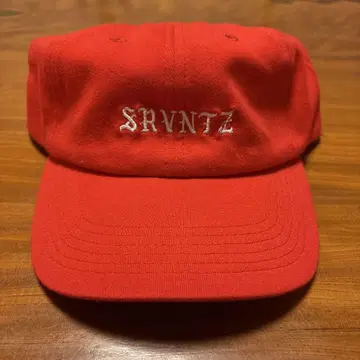 SRVNTZ 자수 빨간색 캡 챔피온