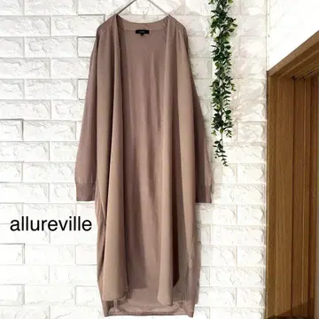 allureville 가디건 실크 새상품급 알아바일 자켓