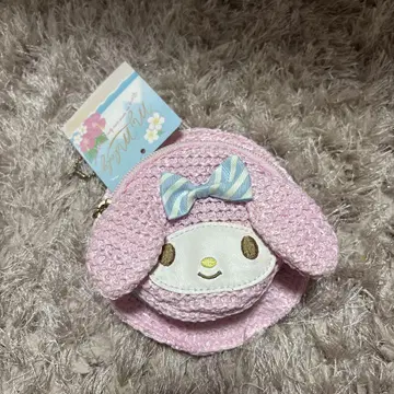 마이멜로디 밀짚모자 파우치 참(트로피컬 썸머)