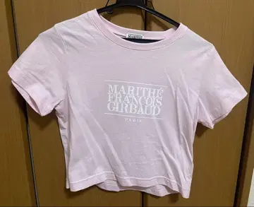 Marithe W CLASSIC LOGO CROP TEE S 사이즈