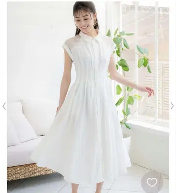 자수 시어 원피스