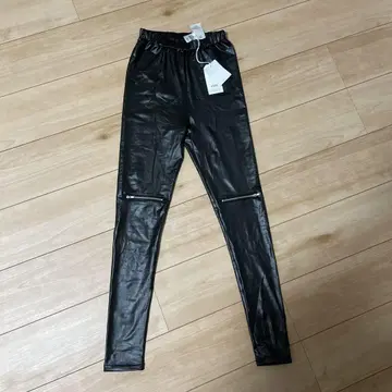 gyda H/W KNEE ZIP 레깅스 가죽