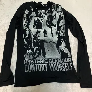 HYSTERIC GLAMOUR 긴팔 티셔츠 M 사이즈 블랙