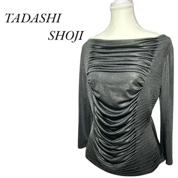 TADASHI SHOJI 드레이프 디자인 긴팔 상의