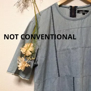 NOT CONVENTIONAL 노트 컨벤셔널 데님 상의