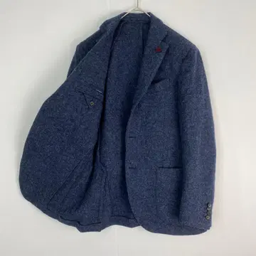 라르디니 테일러드 자켓 LARDINI 네이비 사이드 벤트