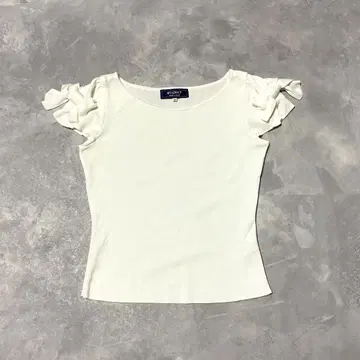 엠즈 그레이시 반팔 입체 리본 티셔츠