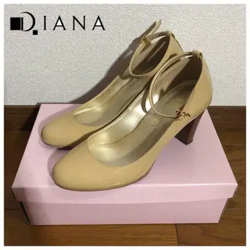 DIANA 펌프스 하이힐 베이지 스트랩 걷기 편한 23.5
