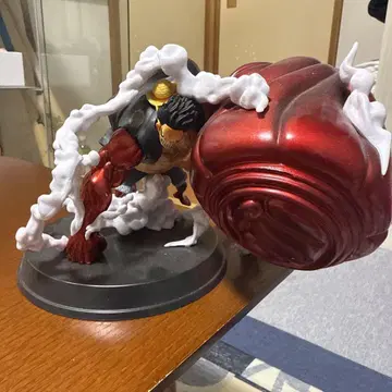 루피 피규어 PVC 약 25cm 빨간색과 흰색