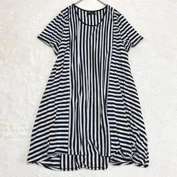 튜닉 4L 3XL 빅 사이즈 반팔 화이트 네이비 체형 커버