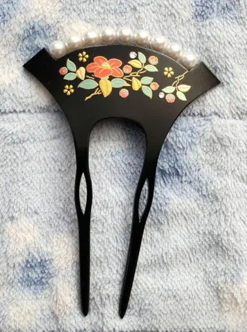 펄 비녀 헤어콤 [동백꽃]