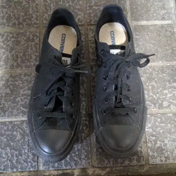 CONVERSE ALL STAR 블랙 로우 컷 26cm