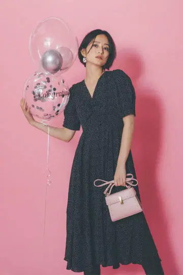 celford 도트 원피스 카슈쿨 드레스
