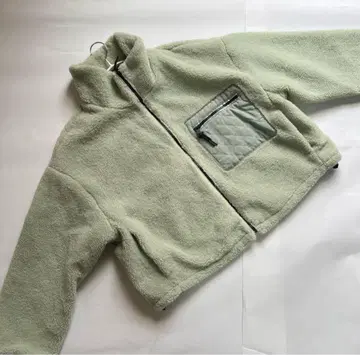ZARA 리버서블 보아 블루종 USA M 자켓 아우터