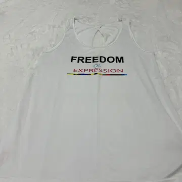 FREEDOM OF EXPRESSION 탱크탑
