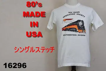 80년대 기관차 티셔츠 싱글 스티치 USA제 16296 빈티지 5