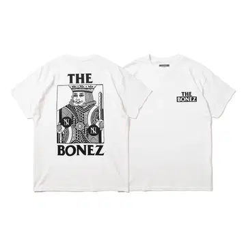 THE BONEZ king 티셔츠 mono 화이트/M thebonez