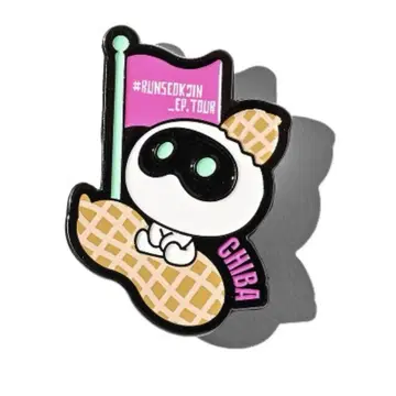RUNSEOKJIN 핀 배지 CHIBA 치바 진 핀