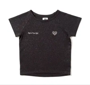 hth glitter cropped tee 블랙