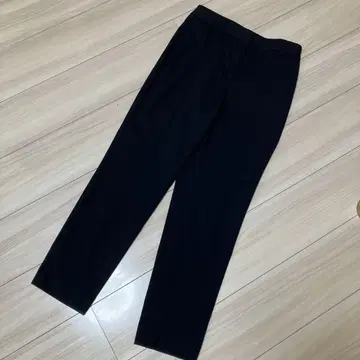PLST 블랙 스틱 팬츠